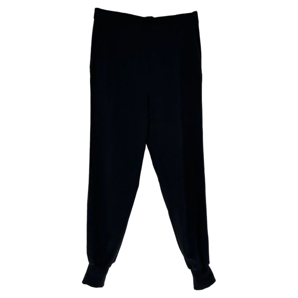 Stella Mccartney Elastic Waistband Sweatpants in Black Viscose